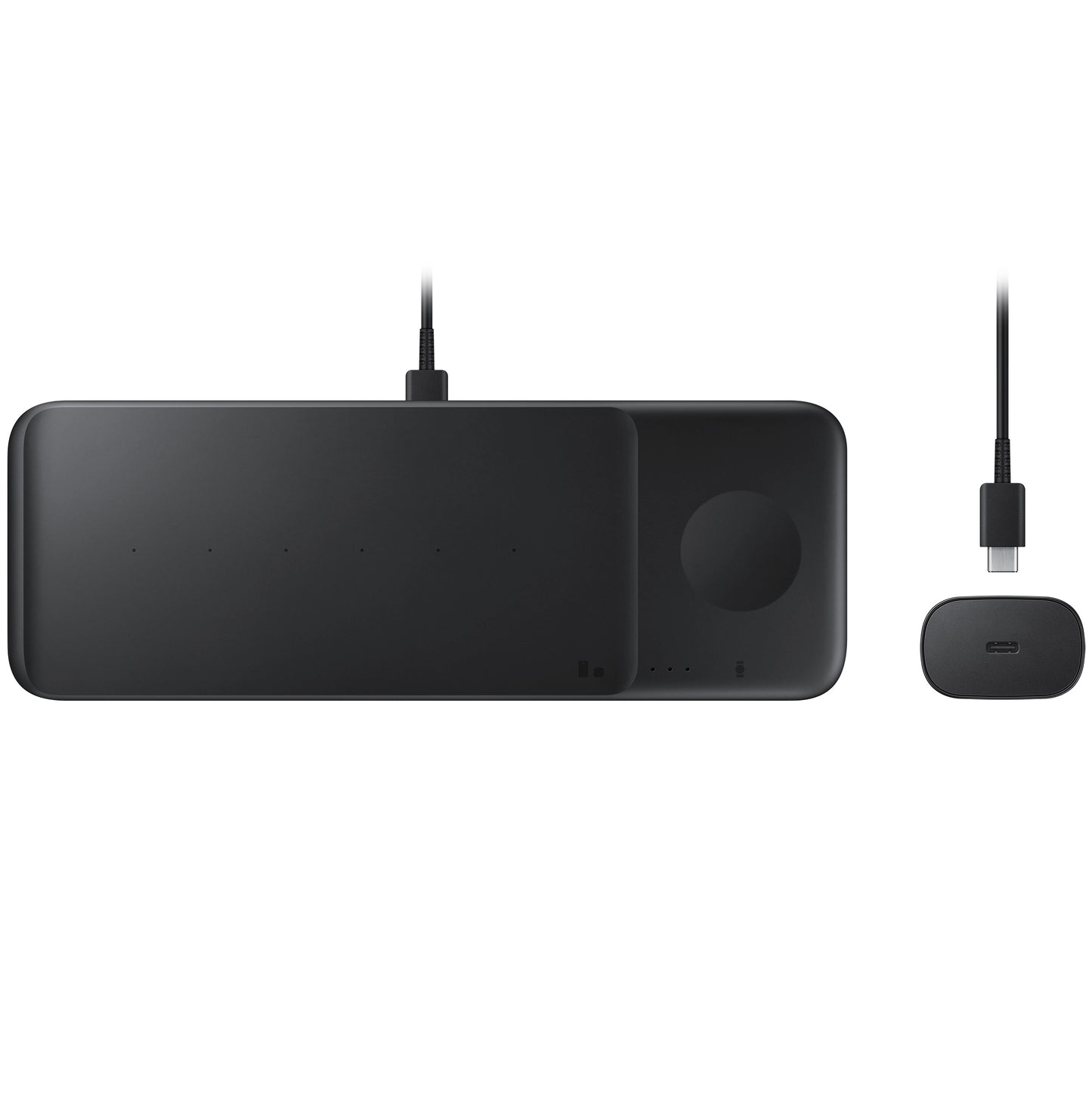 Carregador de rede sem fios Samsung Trio, 9 W, 1 A, preto EP-P6300TBEGEU