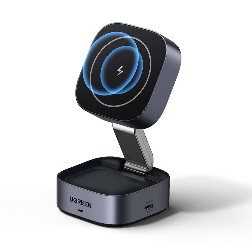 Carregador de Rede Sem Fios UGREEN W526 3em1, 20W, 1.67A, 1 x USB-C, Preto