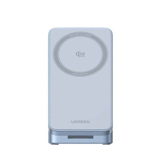 Carregador de Rede Wireless UGREEN W757 (65901) 3in1, 25W, Azul