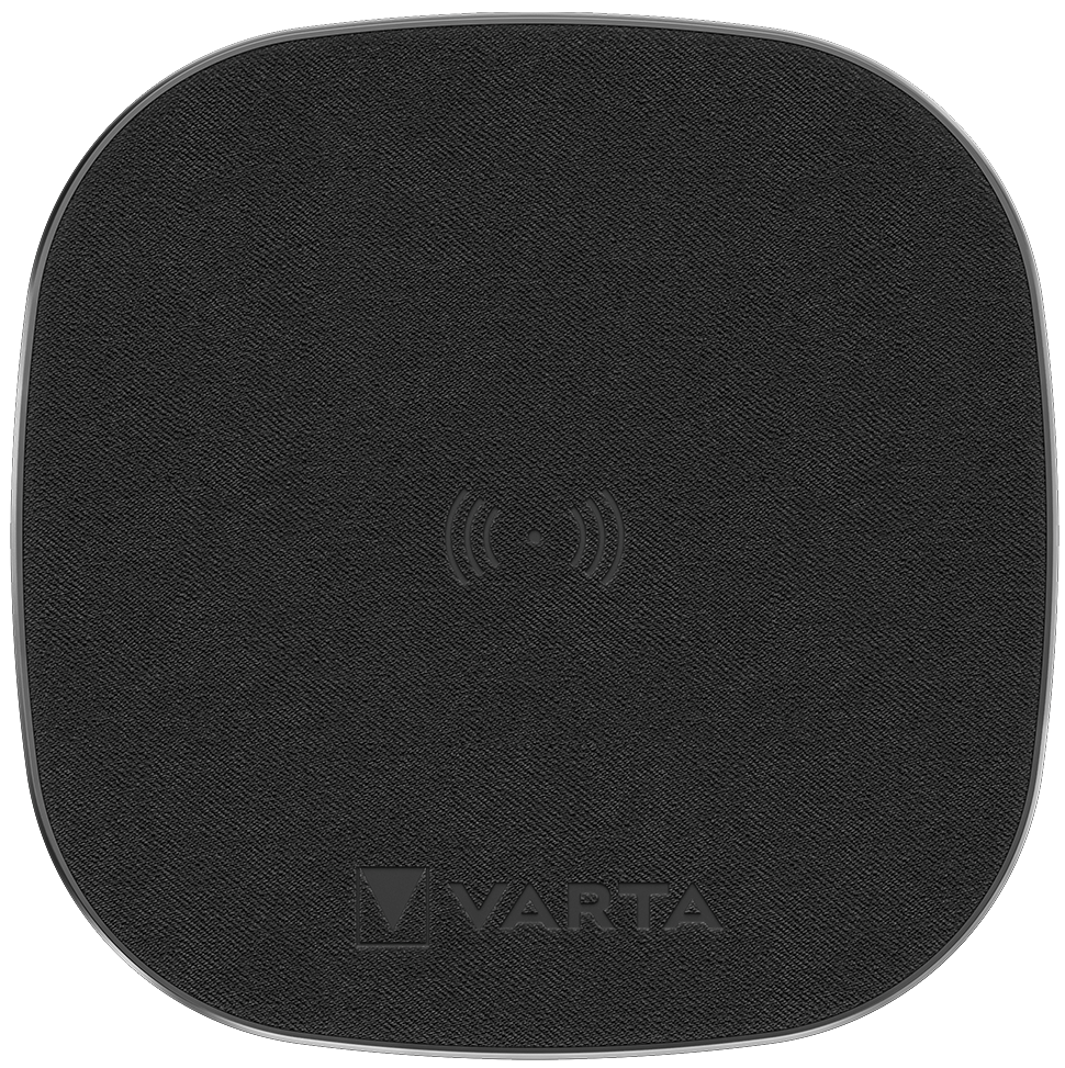 Carregador de rede sem fios Varta Pro, 15 W, 1,67 A, preto