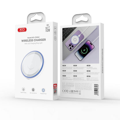 Carregador de Rede Wireless XO Design CX042, 15W, 1.67A, Branco