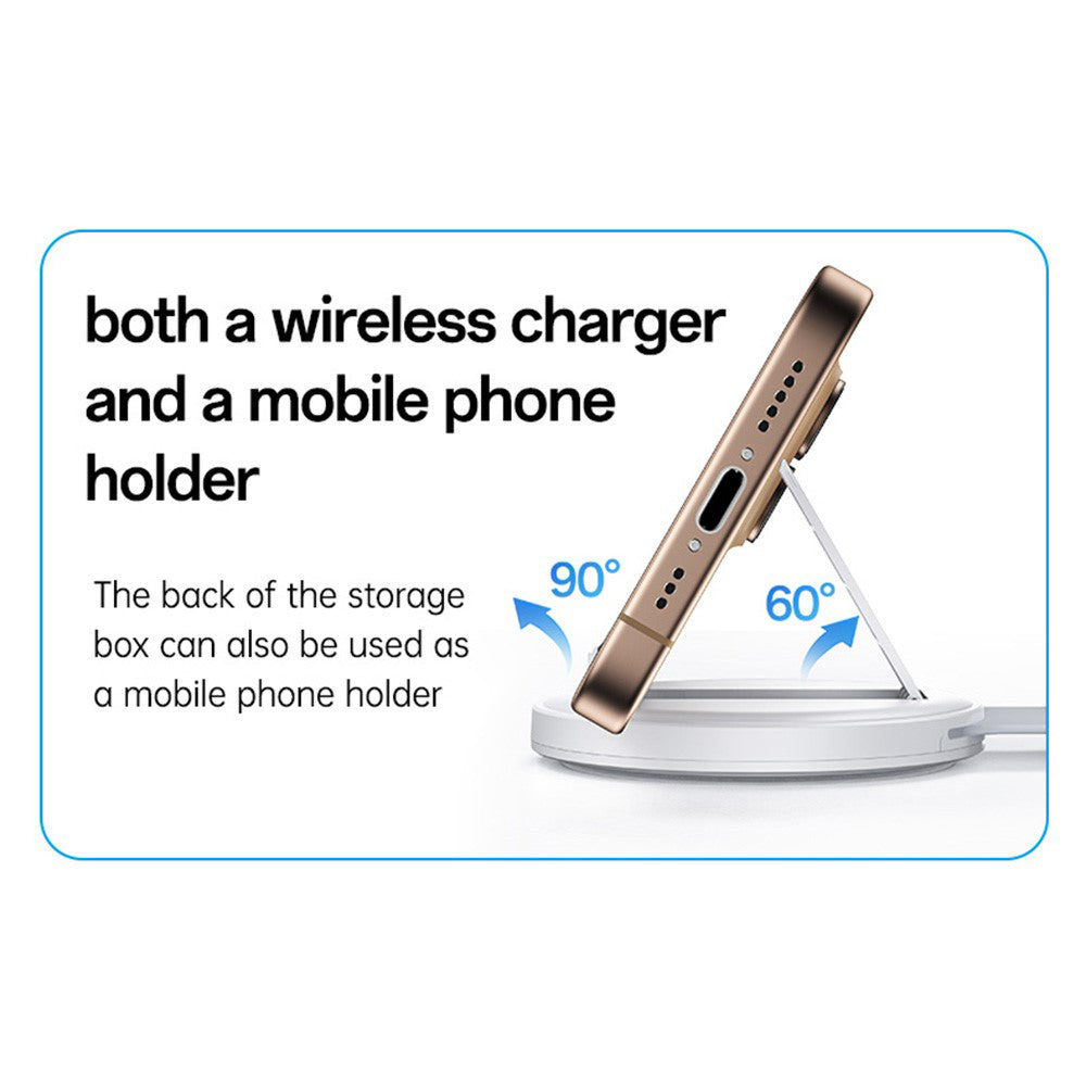 Carregador de Rede Sem Fios Yesido DS29 5in1, 15W, 1.67A, Branco