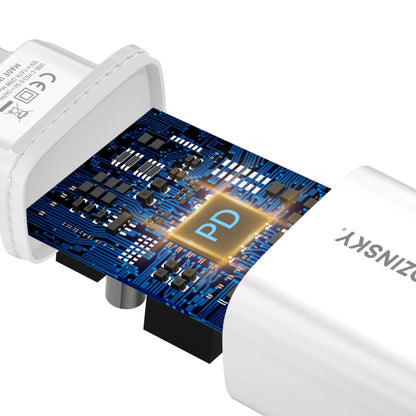 Carregador de Rede WZK WGWCCW, 20W, 3A, 1 x USB-C, Branco