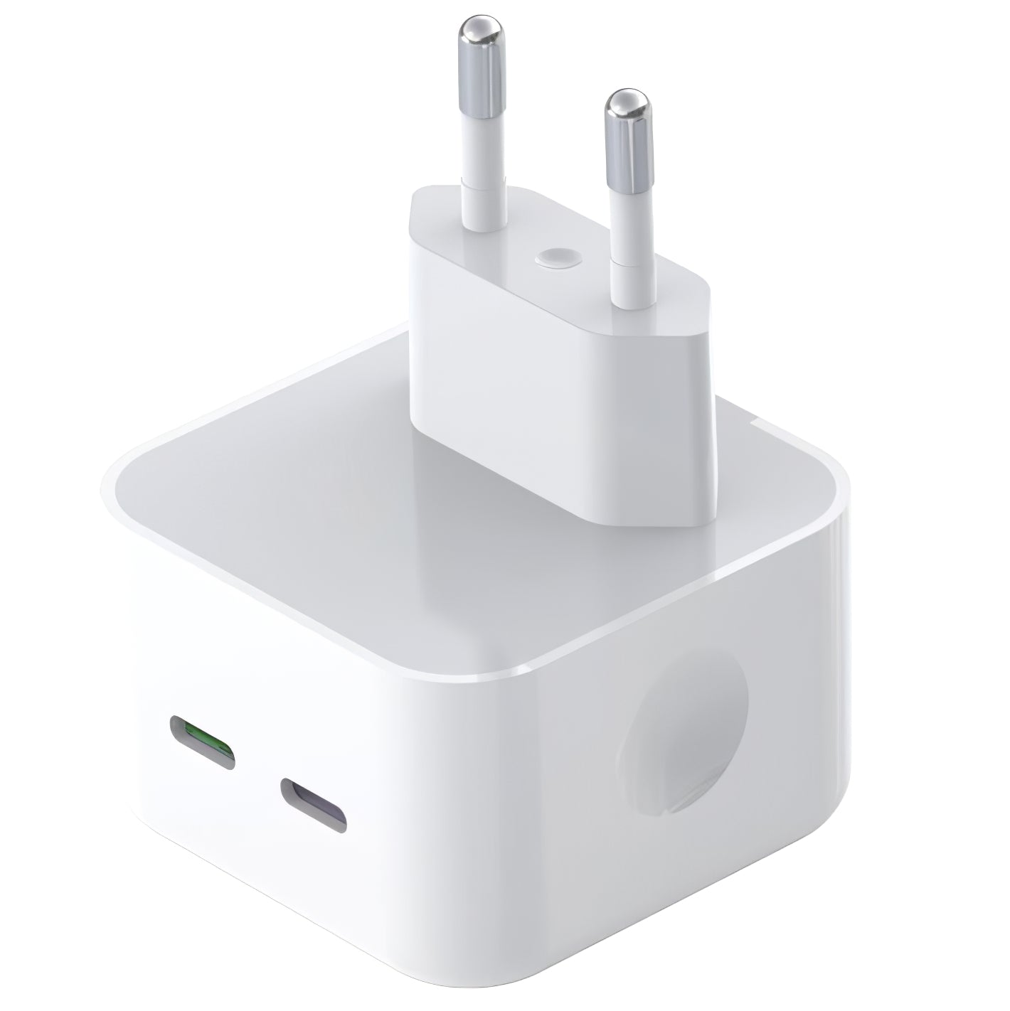 Carregador de rede XO Design L102, 35W, 3A, 2 x USB-C, branco 