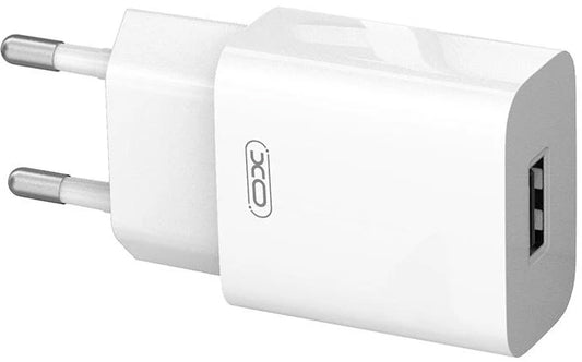 Carregador de Rede XO Design L99, 12W, 2.4A, 1 x USB-A, Branco