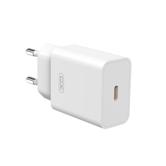 Carregador de Rede XO Design L126, 20W, 3A, 1 x USB-C, Branco