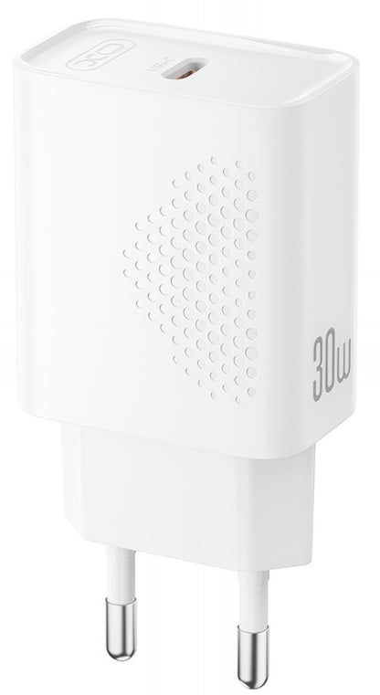 Carregador de Rede XO Design L162, 30W, 3A, 1 x USB-C, Branco
