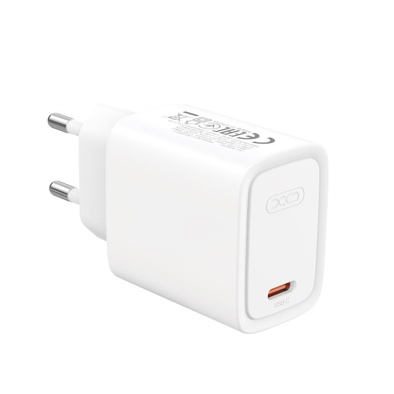 Carregador de rede XO Design CE53, 30 W, 3 A, 1 x USB-C, Branco
