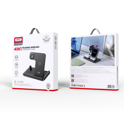 Carregador de Rede Sem Fios XO Design WX033 4in1, 15W, 1.67A, Preto