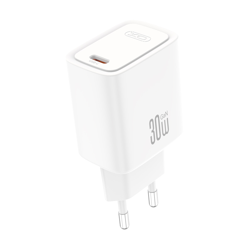 Carregador de rede XO Design CE53, 30 W, 3 A, 1 x USB-C, Branco
