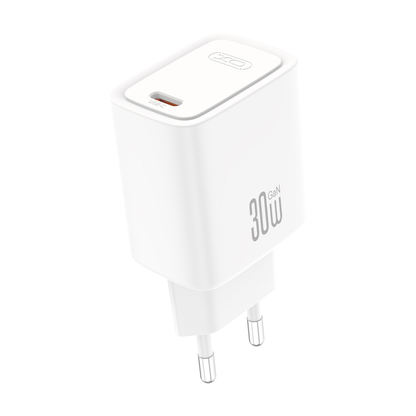 Carregador de rede XO Design CE53, 30 W, 3 A, 1 x USB-C, Branco
