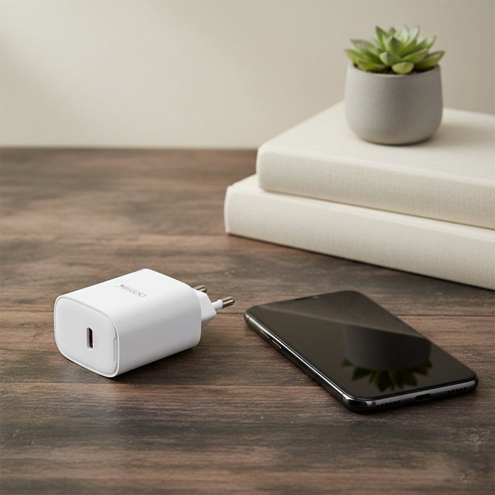 Carregador de Rede Yesido YC01E, 20W, 3A, 1 x USB-C, Branco