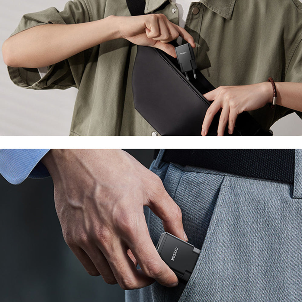 Carregador de Rede Yesido YC74, 30W, 3A, 1 x USB-C, Preto