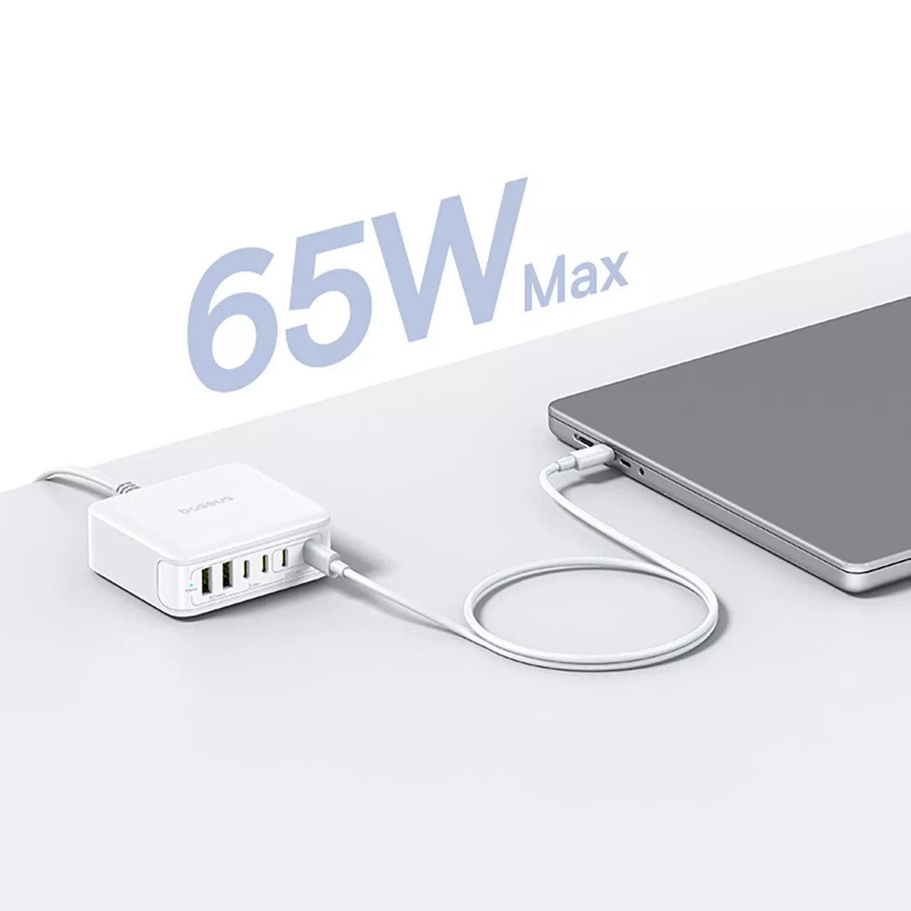Carregador Estação Baseus EnerFill FH21, 120W, 2 x USB-A - 4 x USB-C, Branco E0120T01