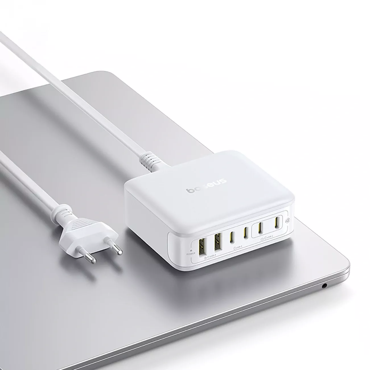 Carregador Estação Baseus EnerFill FH21, 120W, 2 x USB-A - 4 x USB-C, Branco E0120T01