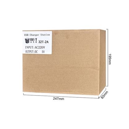 Carregador Estação Best 32T-2A, 2A, 32 x USB-A, Branco