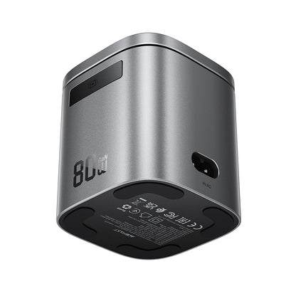 Carregador Estação com Cabo USB-C Acefast Z9 QI 6in1, 80W, 1 x USB-C - 1 x USB-A, Preto