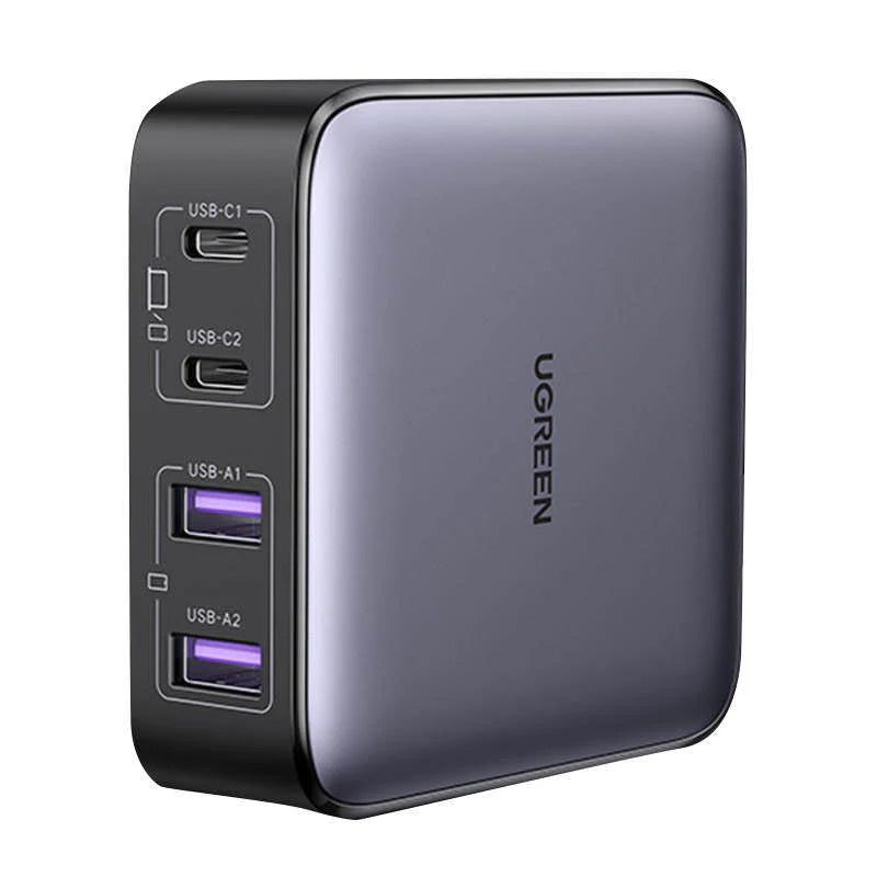 Carregador Estação UGREEN CD327 Nexode, 65W, 3.25A, 2 x USB-A - 2 x USB-C, Preto