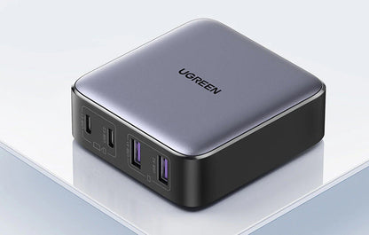 Carregador Estação UGREEN CD327 Nexode, 65W, 3.25A, 2 x USB-A - 2 x USB-C, Preto