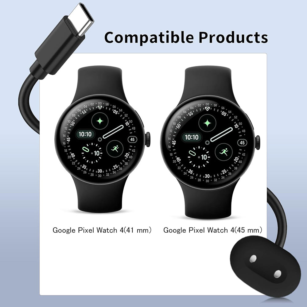Carregador Wireless Techsuit THPX para Google Pixel Watch 4 Series, Preto