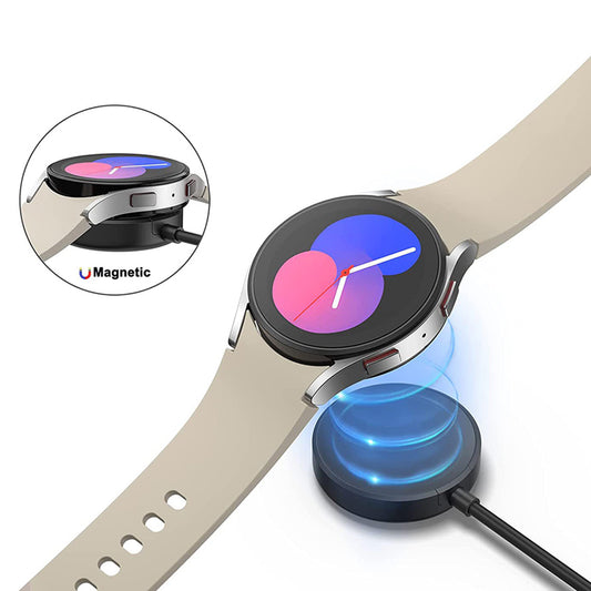 Carregador Wireless Techsuit TSC12 para Samsung Galaxy Watch Series, USB-A, Preto