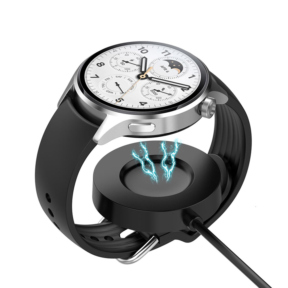 Carregador Wireless Techsuit TXC6 para Xiaomi Watch S1 Pro, USB-A, Preto