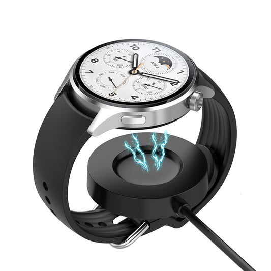 Carregador Wireless Techsuit TXC6 para Xiaomi Watch S1 Pro, USB-A, Preto