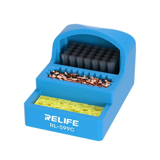 Instrumento de Limpeza para Ferro de Soldar Relife RL-599C, 3 em 1
