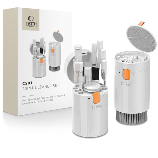 Instrumento de Limpeza Tech-Protect CS01, 20 em 1, Branco