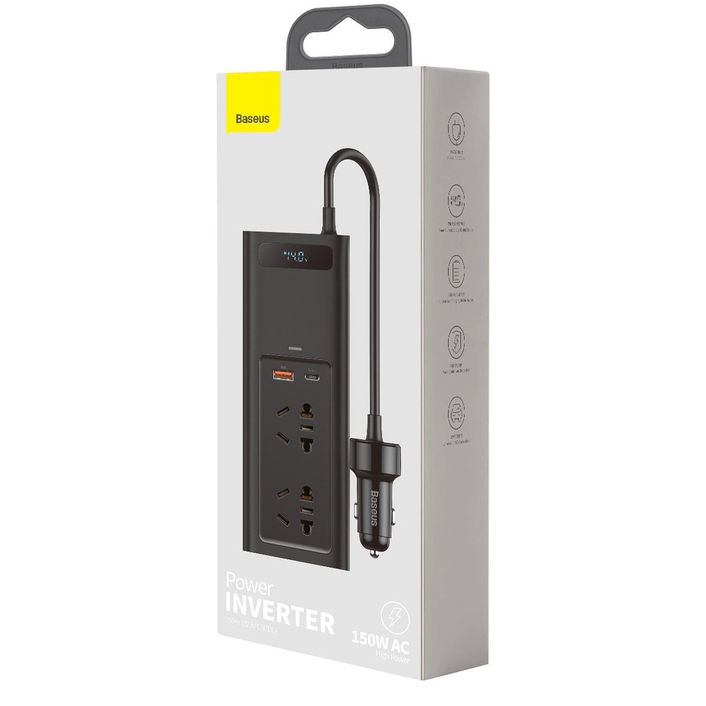 Inversor Elétrico para Automóvel Baseus, 150W CRNBQ-A01