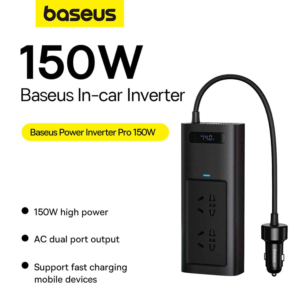 Inversor Elétrico para Automóvel Baseus Power Pro, 150W CGNB020101