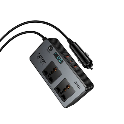 Inversor Elétrico Automóvel HOCO Z66, 200W