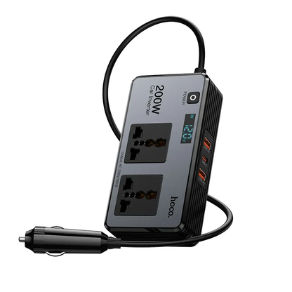 Inversor Elétrico Automóvel HOCO Z66, 200W
