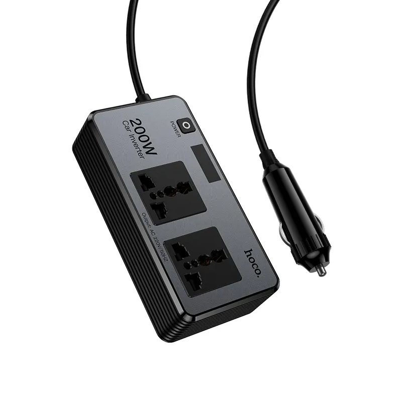 Inversor Elétrico Automóvel HOCO Z66, 200W