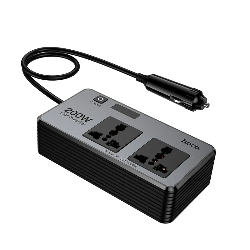 Inversor Elétrico Automóvel HOCO Z66, 200W