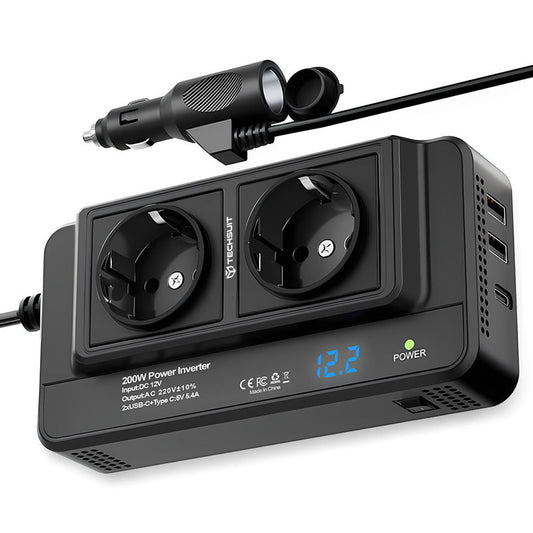Inversor Elétrico Auto Techsuit PowerDriveX, 200W