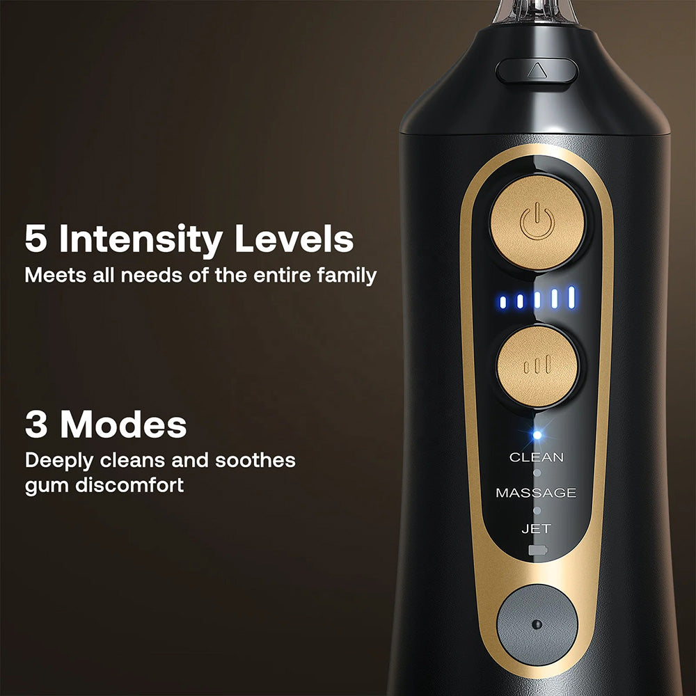Irrigador Oral Bitvae C6, Preto Dourado