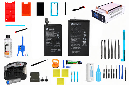 Kit Bateria HB2856B3EWW-11A + HB245179EWW-11A para Huawei Mate X7 Service Pack e Ferramentas de Serviço Dedicadas
