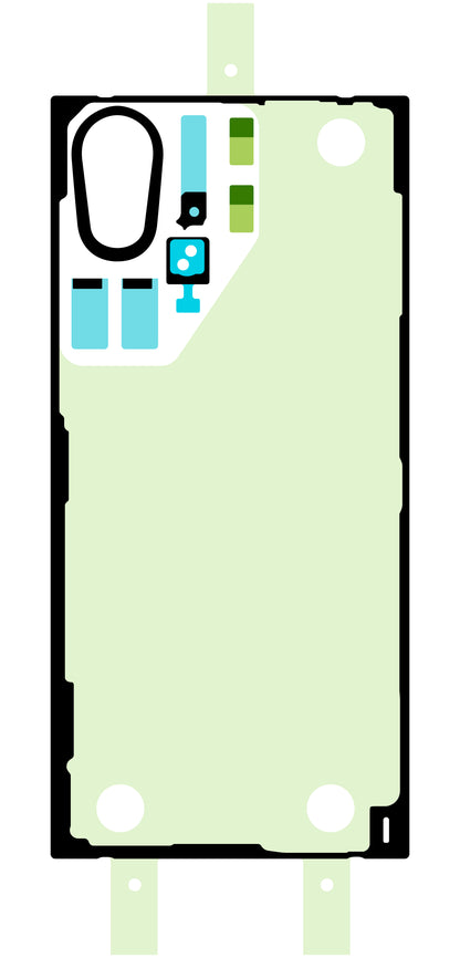 Kit Adesivo Tampa da Bateria Samsung Galaxy S22 Ultra 5G S908, Service Pack GH82-27490A