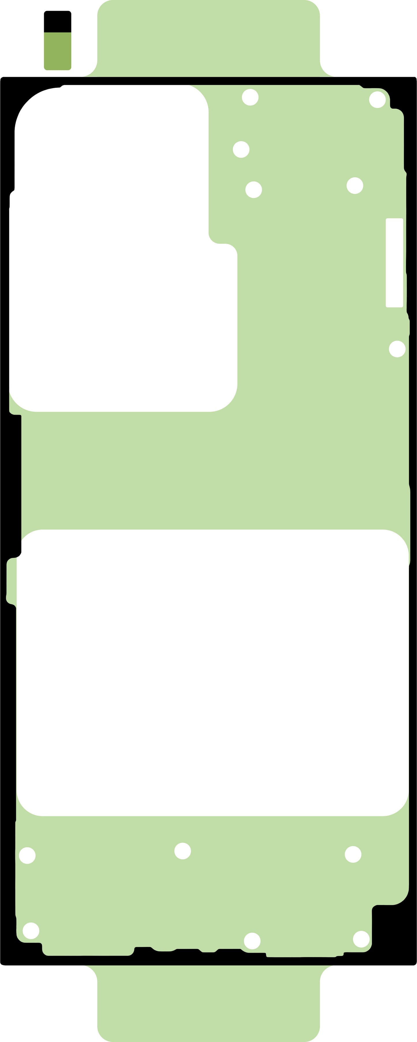 Kit Adesivo Tampa da Bateria Samsung Galaxy S24 Ultra S928, Service Pack GH82-33392A