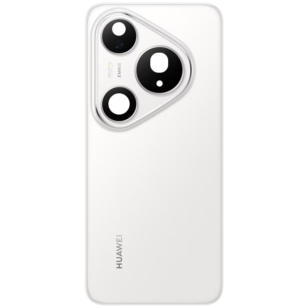 Kit Tampa de Bateria Huawei Pura 80 Pro Glazed White Service Pack e Ferramentas de Serviço Dedicadas