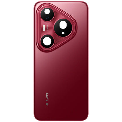 Kit Tampa de Bateria Huawei Pura 80 Pro Glazed Red Service Pack e Ferramentas de Serviço Dedicadas