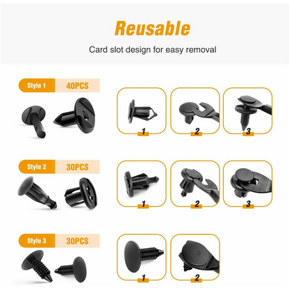 Kit Clips / Grampos Auto OEM, 200em1