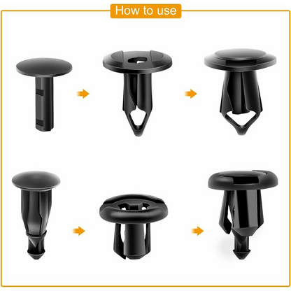 Kit Clips / Grampos Auto OEM, 200em1