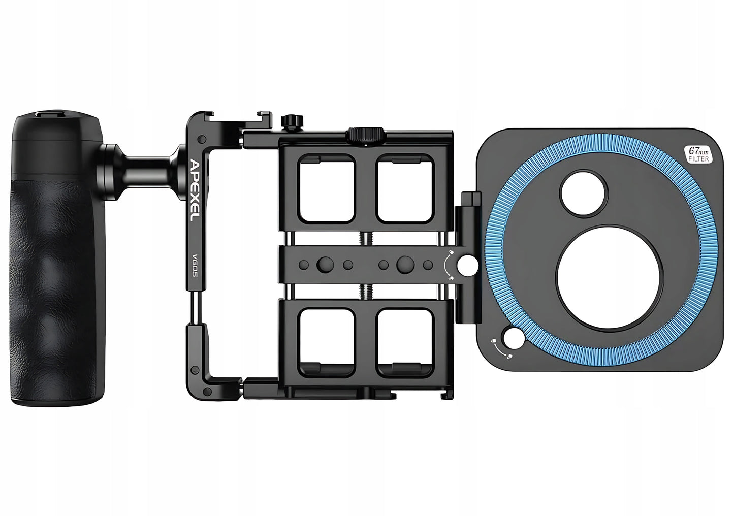 Kit de Vlogging Apexel para Telemóvel, Preto APL-VG05CH