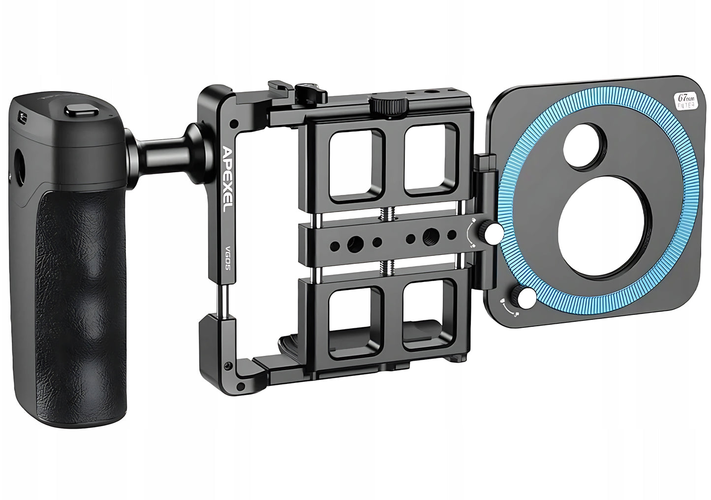 Kit de Vlogging Apexel para Telemóvel, Preto APL-VG05CH