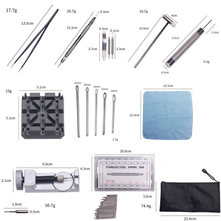 Instrumentos de relojoaria OEM, 390in1 