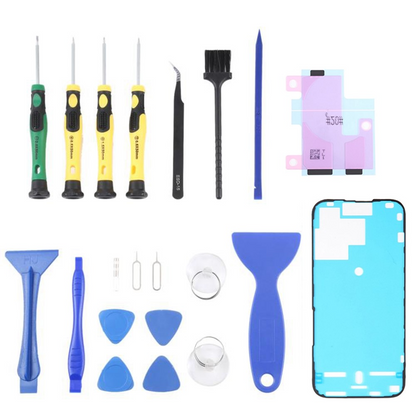 Kit de Reparação Jiafa JF-8182 para substituição de Bateria Apple iPhone 15 Pro, 21 em 1