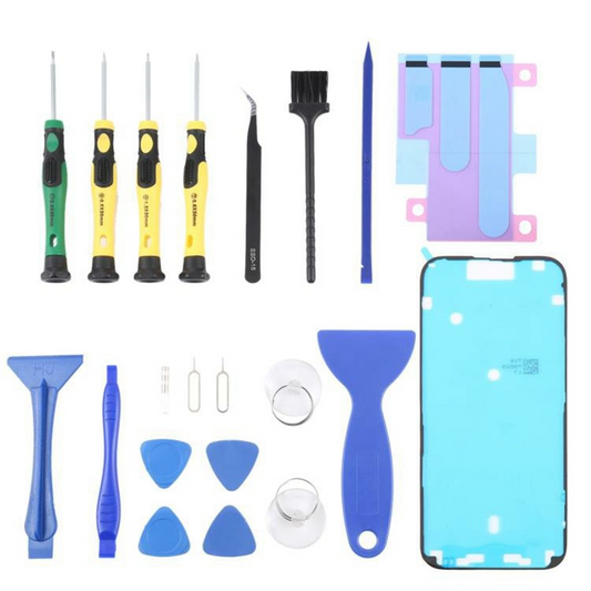 Kit de Reparação Jiafa JF-8182 para substituição de Bateria Apple iPhone 16 Pro Max, 21 em 1