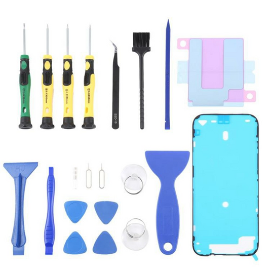 Kit de Reparação Jiafa JF-8182 para substituição de Bateria Apple iPhone 17 Pro, 21 em 1